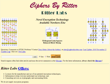 Tablet Screenshot of ciphersbyritter.com